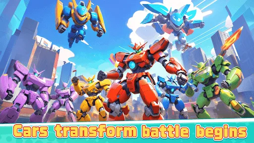 Gameplay screenshot 1 from Smash Car: Robot Racing - Racing game